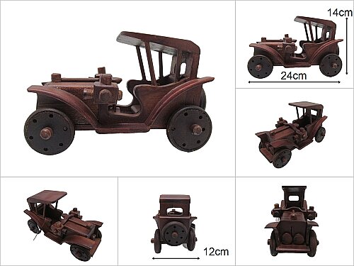 sd18900 dekoratif ahşap nostalji araba - 