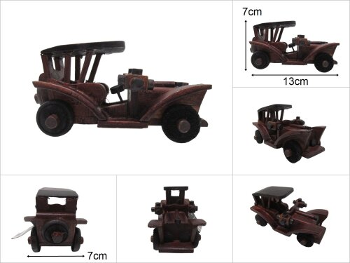 sd18901 dekoratif ahşap nostalji araba - 