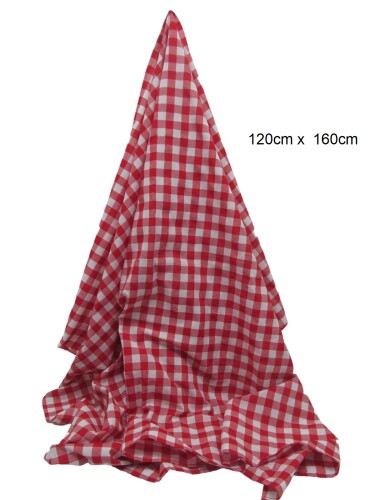 sd34194 piknik-masa örtüsü (kırmızı-beyaz 120cmx160cm) - 