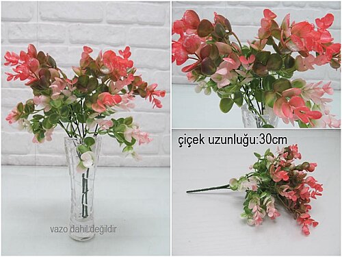sd46761 dekoratif plastik çiçek demeti - 