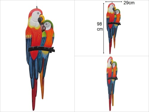sd47141 dekoratif ahşap papağan pano - 