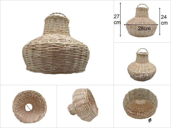 sd47177 dekoratif naturel söğüt avize - 1