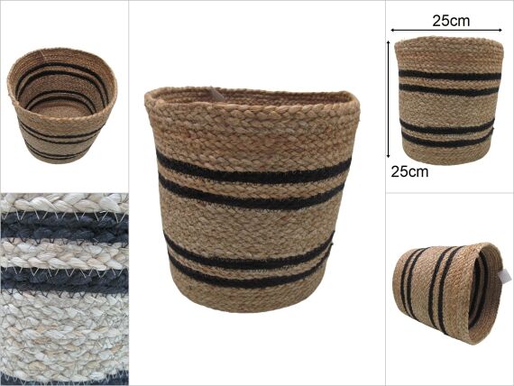 sd47467 yuvarlak tekstil sepet no:3 - 1