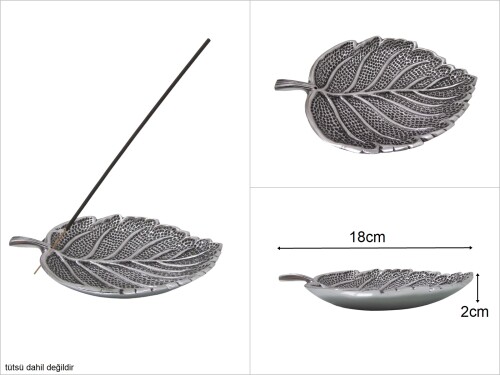 sd48236 dekoratif metal yaprak tütsülük - 