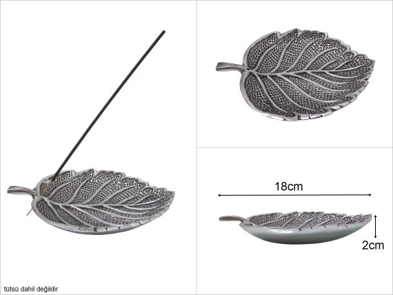 sd48236 dekoratif metal yaprak tütsülük - 1
