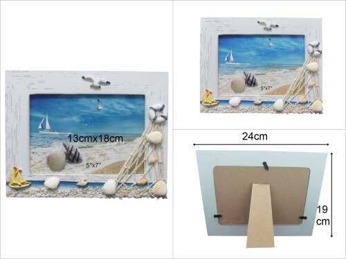 sd49221 denizci marin fotoğraf çerçevesi (13x18cm/5x7) - 
