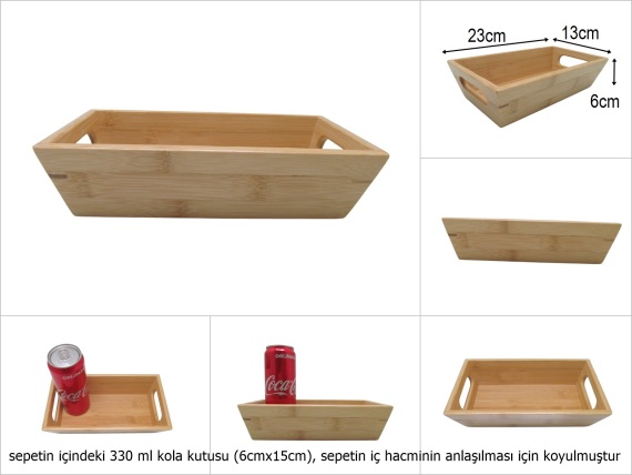 sd51369 dikdörtgen bambu ekmeklik - 1