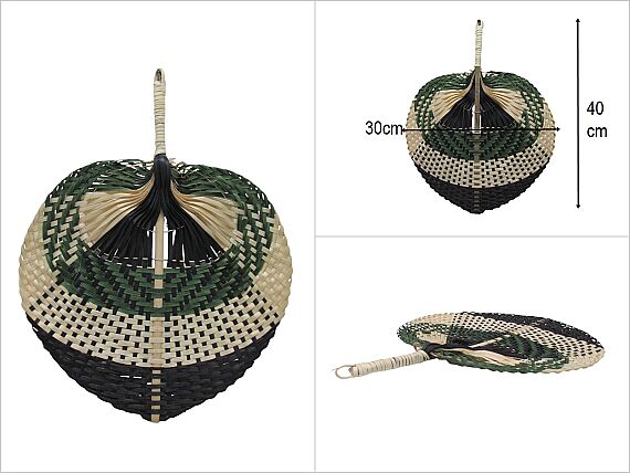 sd51375 dekoratif bambu duvar yelpazesi - 1