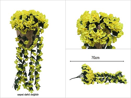 sd52059 dekoratif sarkan çiçek sarı - 
