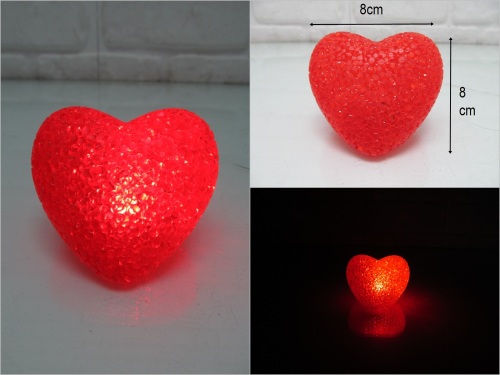 sd52135 silikon kalp led mum - 