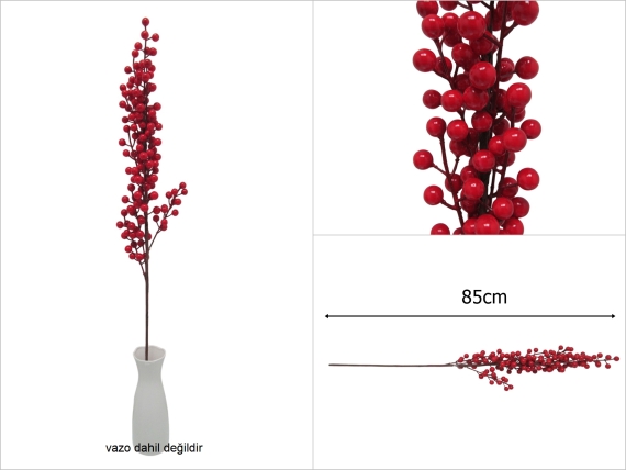 sd52183 yapay kırmızı kokina dalı - 1