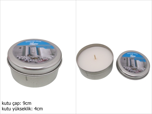 sd52250 hamam kokulu metal kutulu mum - 