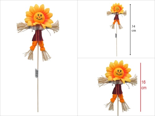 sd53081 dekoratif ayçiçeği figürlü korkuluk - 