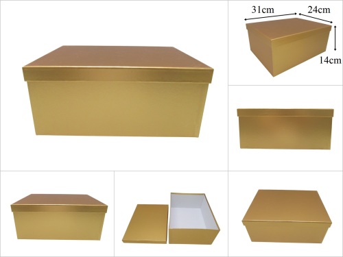 sd53377 dekoratif gold ciltli no7 mukavva hediye saklama kutusu - 