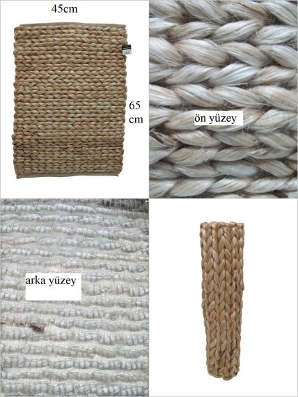 sd53637 jüt halı 65cm x 45cm - 1
