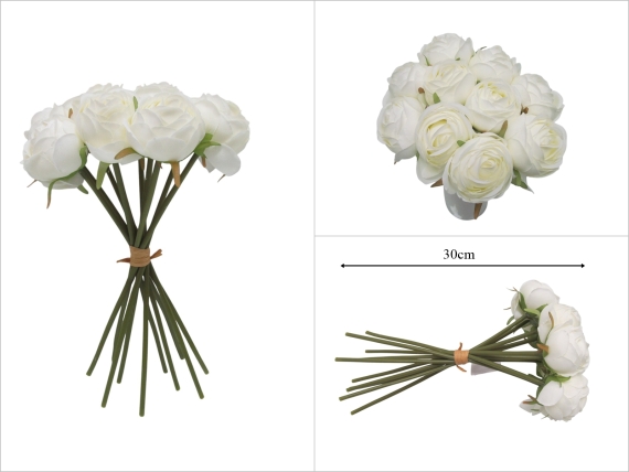 sd53655 beyaz 10 lu gül demeti - 1