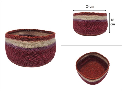sd53717 yuvarlak no4 renkli sepet - 
