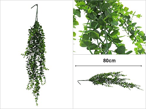 sd53757 plastik yeşil sarkan okaliptus çiçeği - 