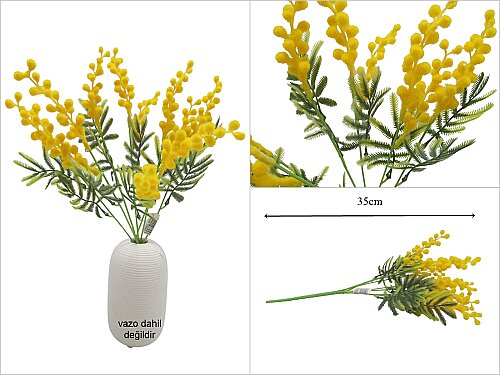 sd53807 yapay mimoza demeti sarı - 