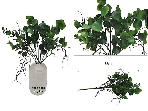 sd53808 yapay plastik okaliptus demeti - 