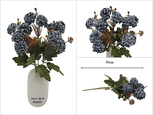 sd53812 dekoratif yapay çiçek demeti - 