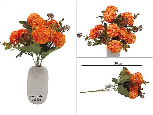 sd53817 dekoratif yapay çiçek demeti - 