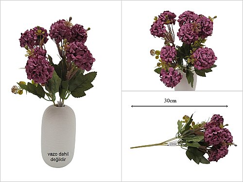 sd53818 dekoratif yapay çiçek demeti - 