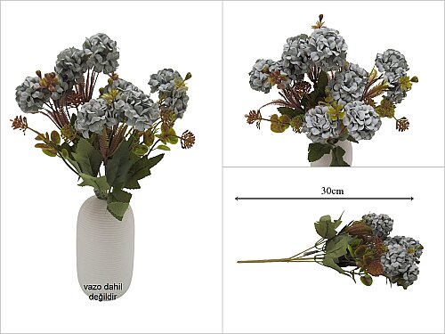 sd53820 dekoratif yapay çiçek demeti - 
