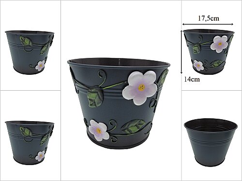 sd54015 dekoratif metal saksı - 