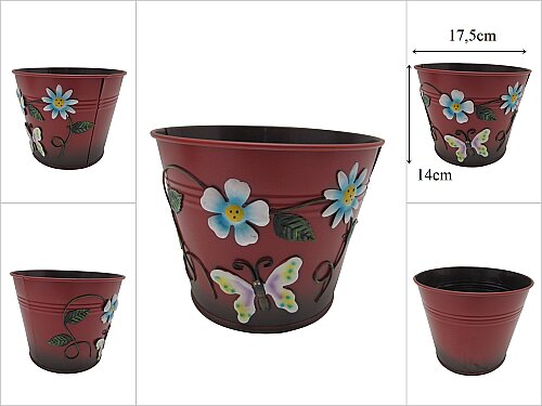 sd54016 dekoratif metal saksı - 